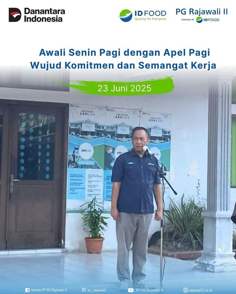 Awali Senin Pagi dengan Apel Pagi Wujud Komitmen dan Semangat Kerja